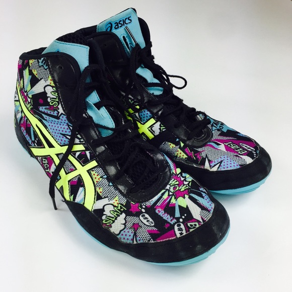 Asics JB Elite Limited Edition Adult Wrestling Shoes Graffiti